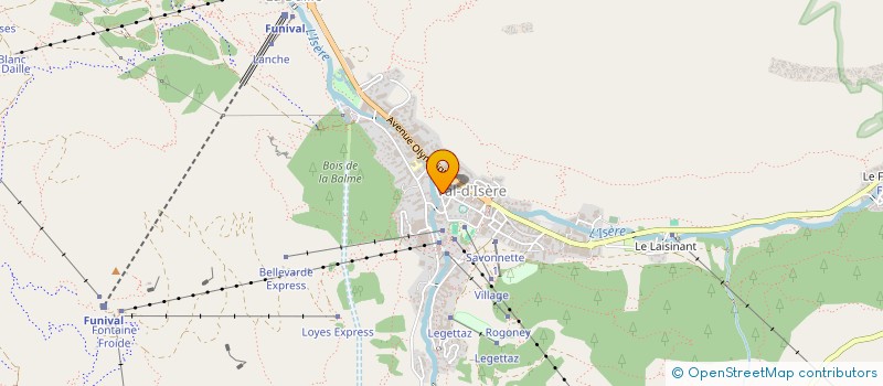 localisation de l'entreprise MONSIEUR PETER WHALEY  VAL D'ISERE