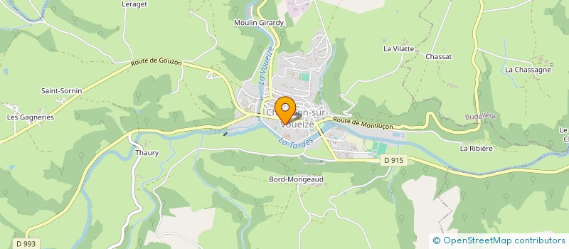 localisation de l'entreprise MONSIEUR PETER WILLIAMS  CHAMBON-SUR-VOUEIZE