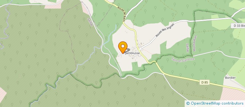 localisation de l'entreprise MONSIEUR PETER WINK  SAILLAC