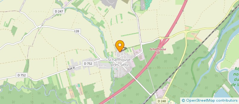 localisation de l'entreprise MONSIEUR PETER ZIMMERMANN  SCHAFFHOUSE-PRES-SELTZ
