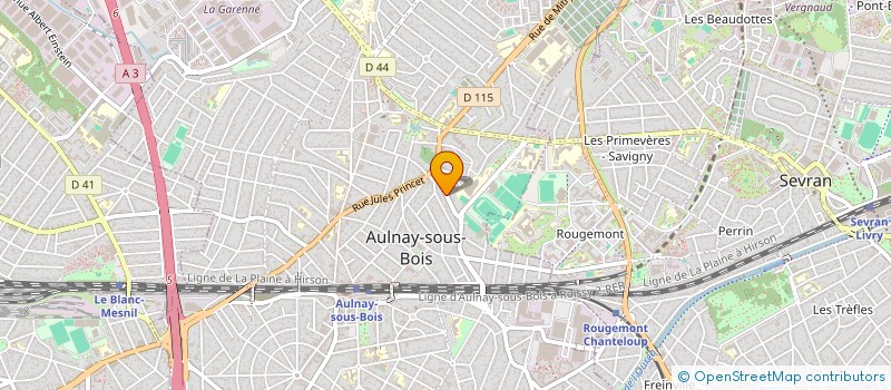 localisation de l'entreprise MONSIEUR PETERLY JOINVILLE à AULNAY-SOUS-BOIS
