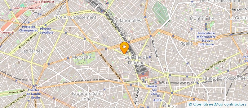 localisation de l'entreprise MONSIEUR PETERSON MALBRANCHE  PARIS