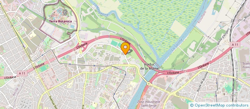 localisation de l'entreprise MONSIEUR PETINOIR-GEORGE DELORME  ANGERS