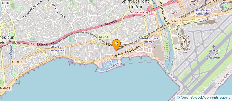 localisation de l'entreprise MONSIEUR PETIT GERMAIN à SAINT-LAURENT-DU-VAR