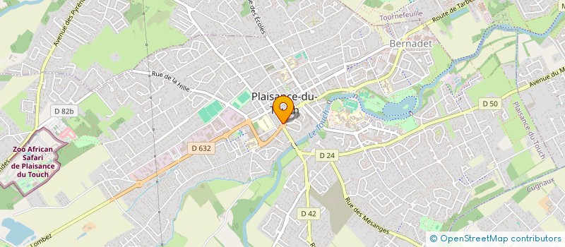 localisation de l'entreprise MONSIEUR PETIT LOUIS DAVID LE DIGUERHEN  TOURNEFEUILLE