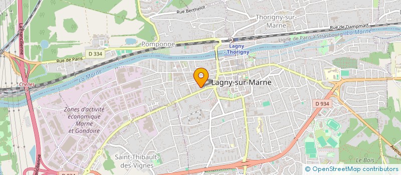 localisation de l'entreprise MONSIEUR PETIT TETKA  LAGNY-SUR-MARNE