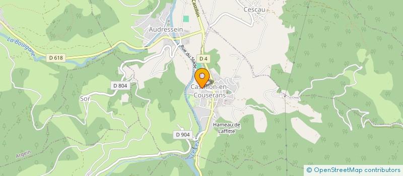 localisation de l'entreprise MONSIEUR PETR JANOUSEK à CASTILLON-EN-COUSERANS