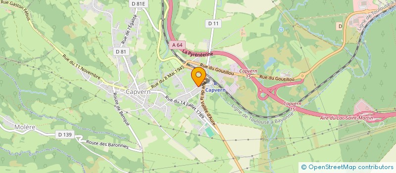 localisation de l'entreprise MONSIEUR PETR LEVASHOV  CAPVERN