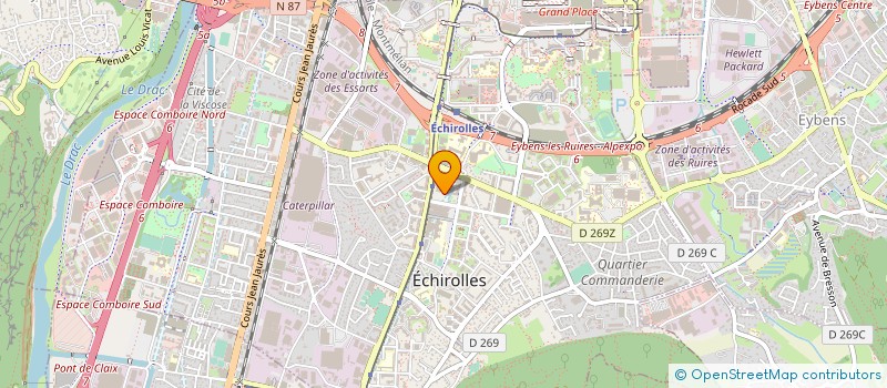 localisation de l'entreprise MONSIEUR PETRAS STANIONIS à ECHIROLLES