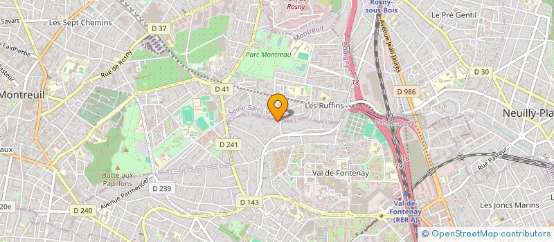 localisation de l'entreprise MONSIEUR PETRE BERTICI à FONTENAY-SOUS-BOIS