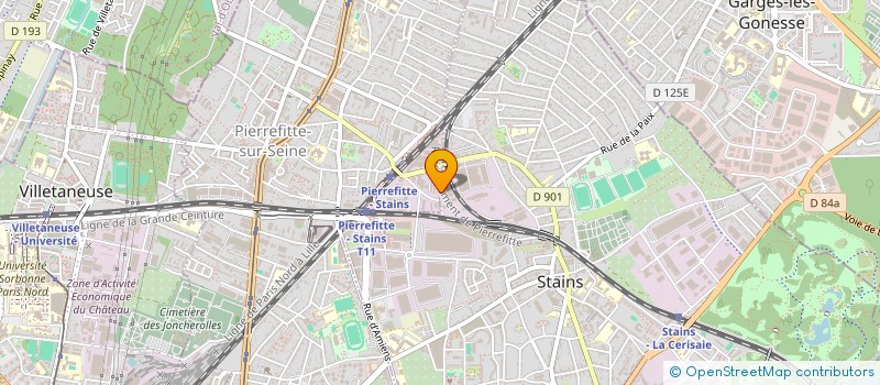 localisation de l'entreprise MONSIEUR PETRE BUDICA à PIERREFITTE-SUR-SEINE