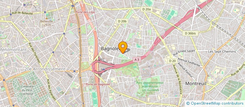 localisation de l'entreprise MONSIEUR PETRE CIORBA à BAGNOLET