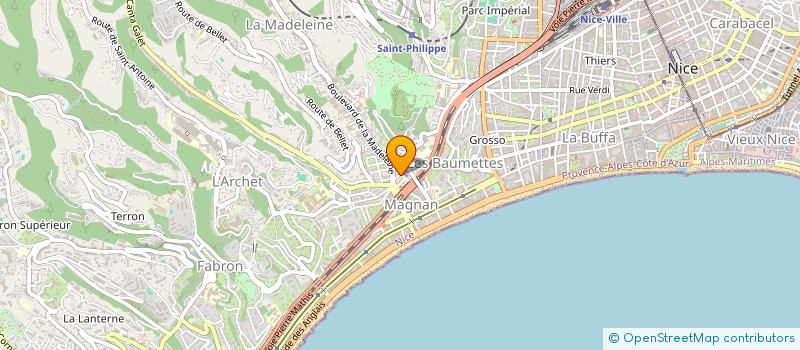 localisation de l'entreprise MONSIEUR PETRE CUUUMPANASOIU à NICE