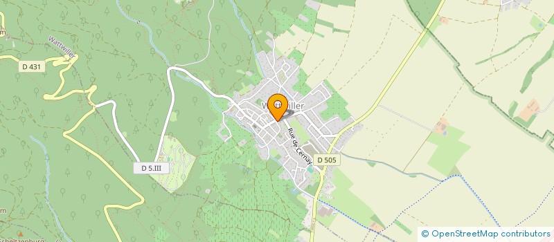 localisation de l'entreprise MONSIEUR PETRE PANCHEVSKI  WATTWILLER