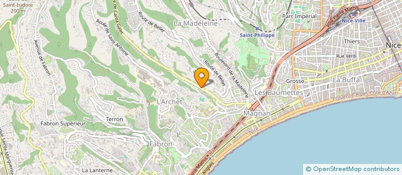 localisation de l'entreprise MONSIEUR PETRI PUDDU à NICE