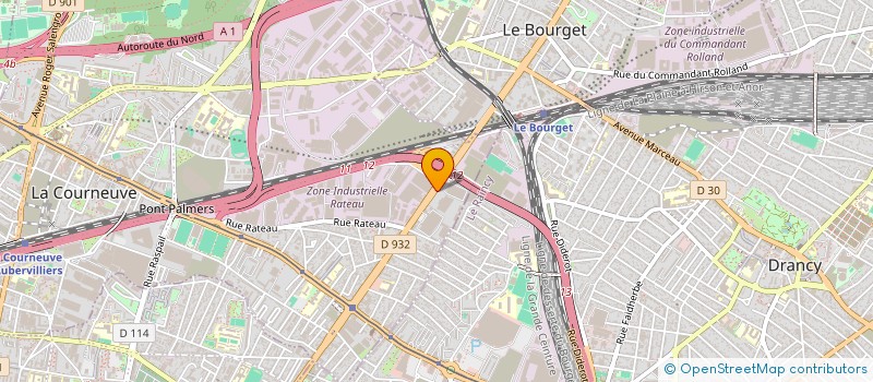 localisation de l'entreprise MONSIEUR PETRICA BERNAT à LA COURNEUVE