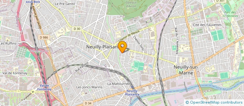 localisation de l'entreprise MONSIEUR PETRICA FRENT à NEUILLY-PLAISANCE