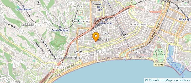 localisation de l'entreprise MONSIEUR PETRICA PETRE  NICE