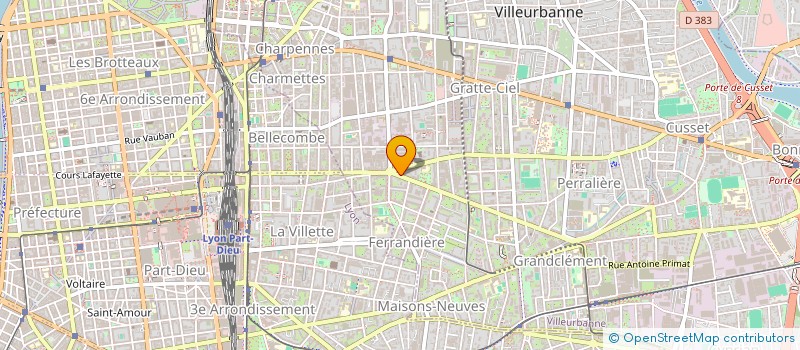 localisation de l'entreprise MONSIEUR PETRO KLEIN à VILLEURBANNE