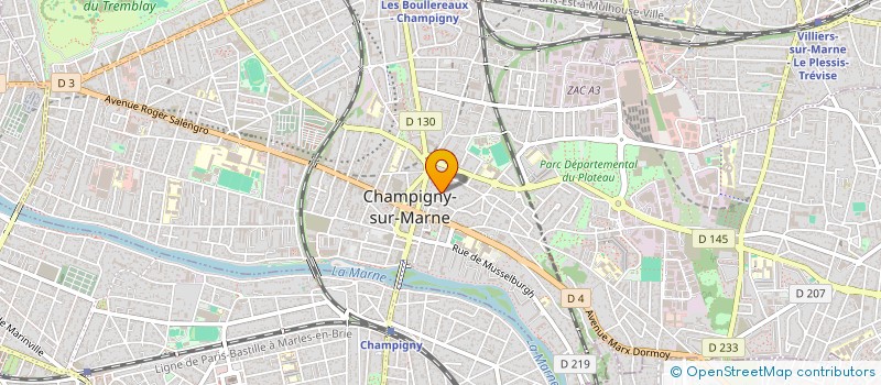 localisation de l'entreprise MONSIEUR PETRO NIMKO à CHAMPIGNY-SUR-MARNE