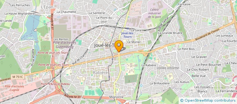 localisation de l'entreprise MONSIEUR PETRONEL PINAZARIU  JOUE-LES-TOURS