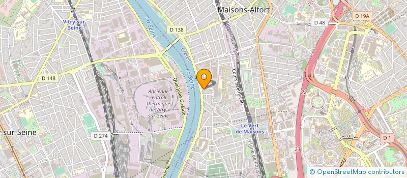 localisation de l'entreprise MONSIEUR PETROSS AGAZARIAN à ALFORTVILLE