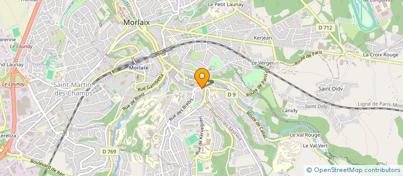 localisation de l'entreprise MONSIEUR PETROV MARCOSOV  MORLAIX