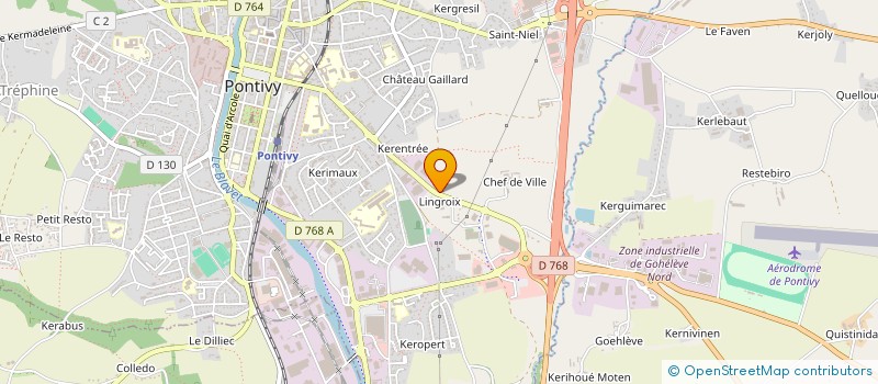 localisation de l'entreprise MONSIEUR PETRU-ANDREI IANCU  PONTIVY