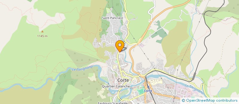 localisation de l'entreprise MONSIEUR PETRU ANTONE FILIPPI à CORTE