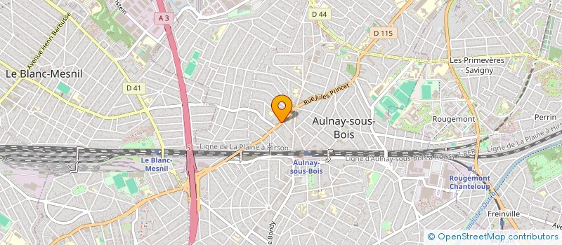 localisation de l'entreprise MONSIEUR PETRU BADANAU  AULNAY-SOUS-BOIS