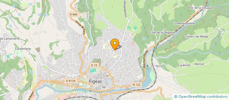 localisation de l'entreprise MONSIEUR PETRU BALINT  FIGEAC