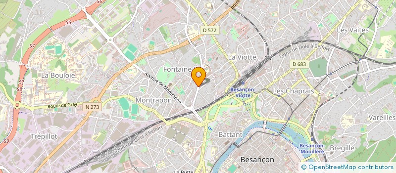 localisation de l'entreprise MONSIEUR PETRU BANU  BESANCON