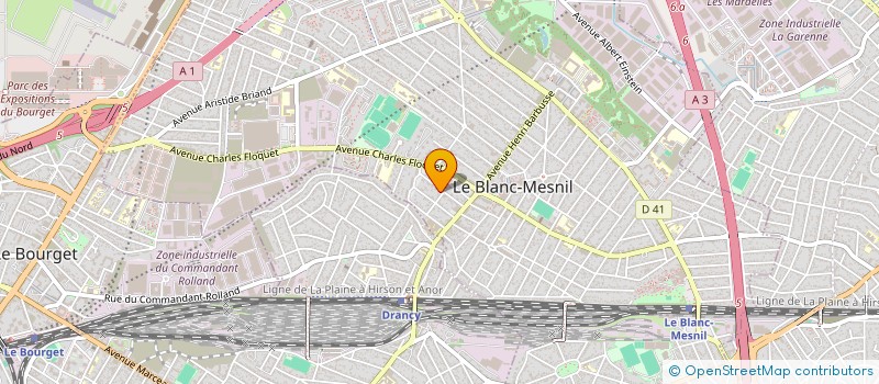 localisation de l'entreprise MONSIEUR PETRU BUJAC à LE BLANC-MESNIL