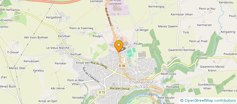 localisation de l'entreprise MONSIEUR PETRU BUMBU à CHATEAUNEUF-DU-FAOU