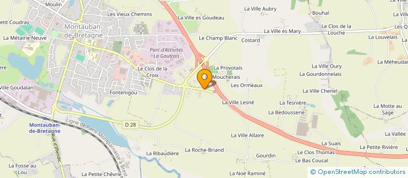 localisation de l'entreprise MONSIEUR PETRU CEBANU  MONTAUBAN-DE-BRETAGNE