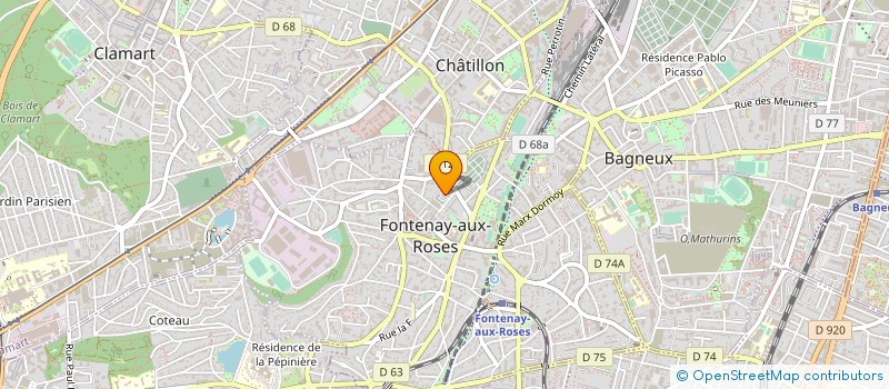 localisation de l'entreprise MONSIEUR PETRU CERESAU à FONTENAY-AUX-ROSES