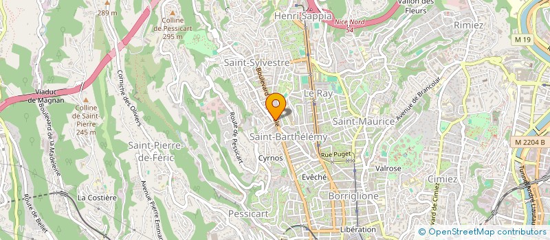 localisation de l'entreprise MONSIEUR PETRU CURULIUC à NICE