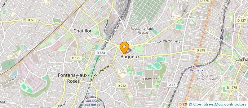 localisation de l'entreprise MONSIEUR PETRU DRAGOS à BAGNEUX