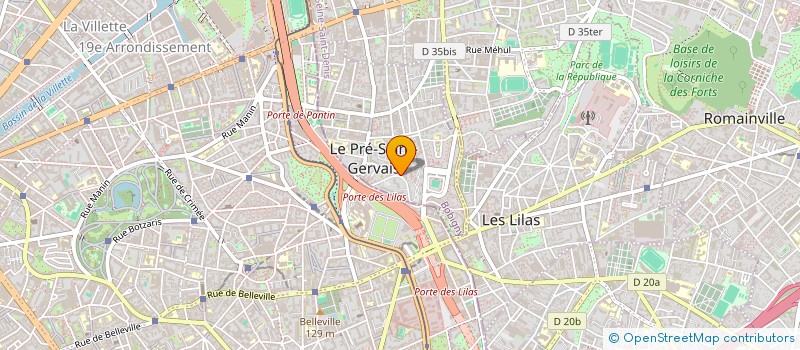 localisation de l'entreprise MONSIEUR PETRU EREMIA  LE PRE-SAINT-GERVAIS