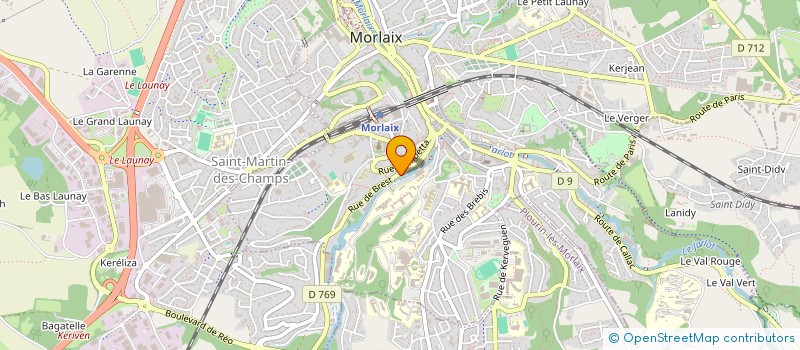 localisation de l'entreprise MONSIEUR PETRU-EUGEN IANCU  MORLAIX