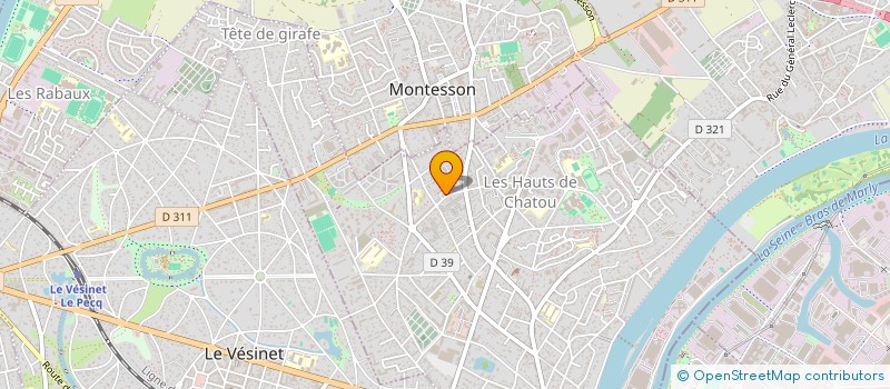 localisation de l'entreprise MONSIEUR PETRU HRITAC à CHATOU