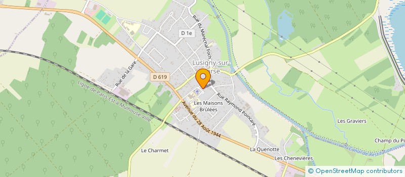 localisation de l'entreprise MONSIEUR PETRU LAZARIUC  LUSIGNY-SUR-BARSE