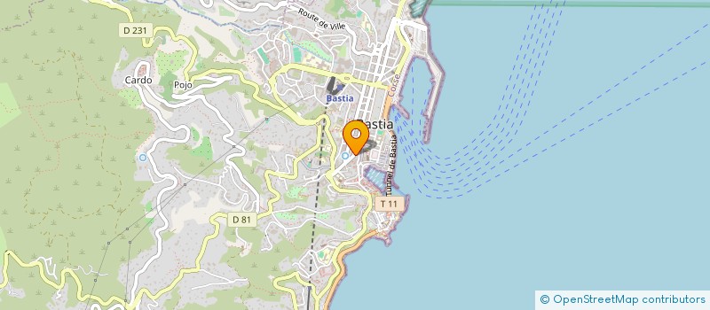 localisation de l'entreprise MONSIEUR PETRU-MARIA MAGDELEINE à BASTIA