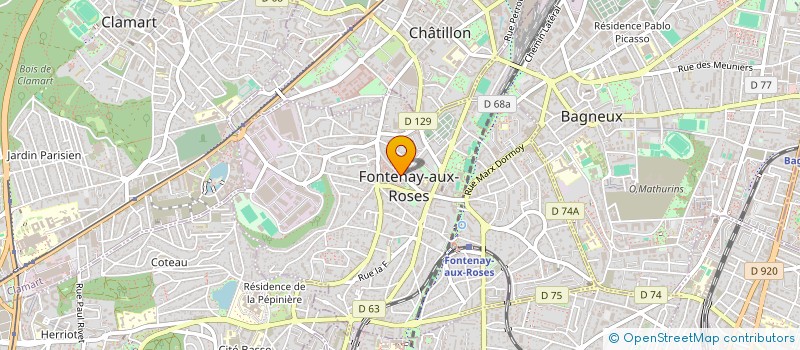 localisation de l'entreprise MONSIEUR PETRU MIHAILIUC à FONTENAY-AUX-ROSES
