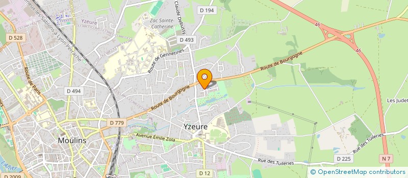localisation de l'entreprise MONSIEUR PETRU SARPE à YZEURE