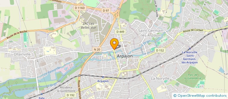localisation de l'entreprise MONSIEUR PETRU SCROB à ARPAJON