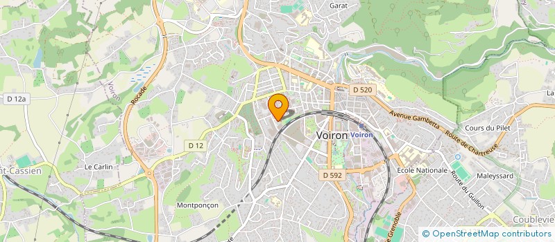 localisation de l'entreprise MONSIEUR PETRU-SEBASTIAN ZALAR  VOIRON