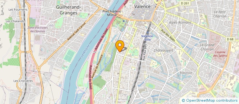 localisation de l'entreprise MONSIEUR PETRU SEVERIN à VALENCE