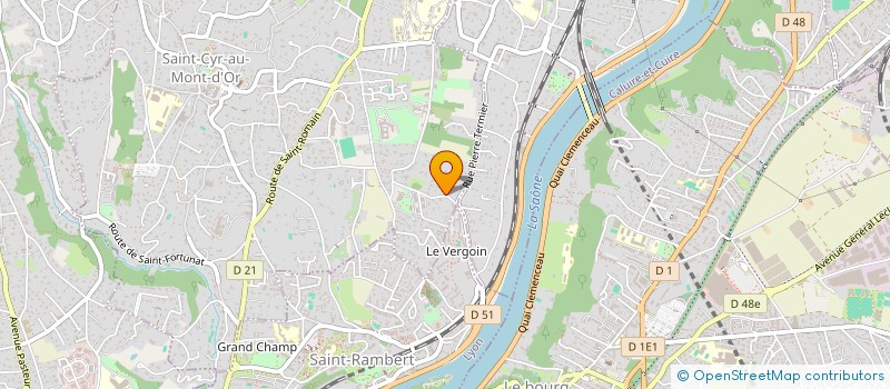 localisation de l'entreprise MONSIEUR PETRUS GUILLOT  SAINT-CYR-AU-MONT-D'OR