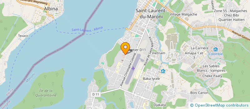 localisation de l'entreprise MONSIEUR PETRUS LOSENG à SAINT-LAURENT-DU-MARONI